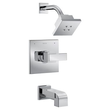 Click here to see Delta T14467-H2O Delta T14467-H2O Ara Monitor 14 Series H2Okinetic Tub/Shower Trim - Chrome