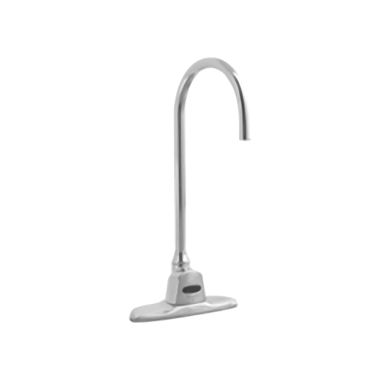 Click here to see Delta 1500TS128 Delta 1500TS128 Commercial Chrome Electronic Gooseneck Faucet