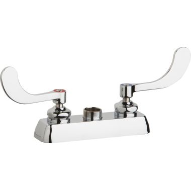Click here to see Chicago Faucet W4D-LES317AB Chicago W4D-LES317AB Hot and Cold Water Workboard Sink Faucet