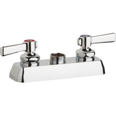 Click here to see Chicago Faucet W4D-LES369AB Chicago W4D-LES369AB Hot and Cold Water Workboard Sink Faucet