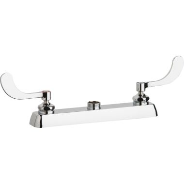 Click here to see Chicago Faucet W8D-LES317AB Chicago W8D-LES317AB Hot and Cold Water Workboard Sink Faucet