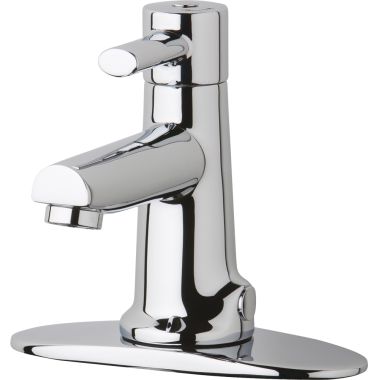 Click here to see Chicago Faucet 3511-4E2805AB Chicago 3511-4E2805AB Hot and Cold Water Mixing Sink Faucet