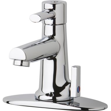 Click here to see Chicago Faucet 3512-4E2805AB Chicago 3512-4E2805AB Hot and Cold Water Mixing Sink Faucet