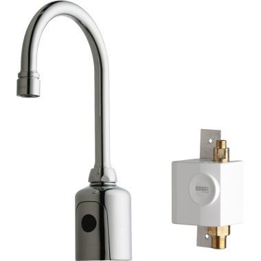 Click here to see Chicago Faucet 116.933.AB.1 Chicago 116.933.AB.1 HyTronic Gooseneck Sink Faucet with Sensor