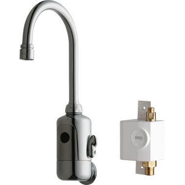 Click here to see Chicago Faucet 116.944.AB.1 Chicago 116.944.AB.1 HyTronic Gooseneck Sink Faucet with Sensor