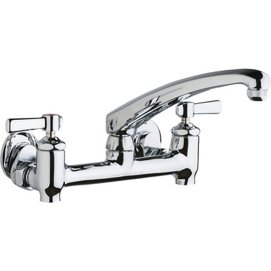 Click here to see Chicago Faucet 640-L8E1-369YAB Chicago 640-L8E1-369YAB Water Sink Faucet with Supply Stops