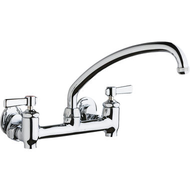 Click here to see Chicago Faucet 640-L9E1-369YAB Chicago 640-L9E1-369YAB Water Sink Faucet with Supply Stops