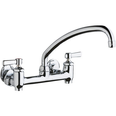 Click here to see Chicago Faucet 640-L9E35-369YAB Chicago 640-L9E35-369YAB Water Sink Faucet with Supply Stops