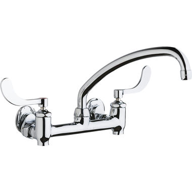 Click here to see Chicago Faucet 640-L9E35-317YAB Chicago 640-L9E35-317YAB Water Sink Faucet with Supply Stops
