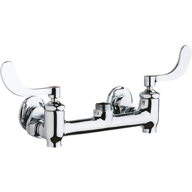 Click here to see Chicago Faucet 640-LES317YAB Chicago 640-LES317YAB Water Sink Faucet with Supply Stops