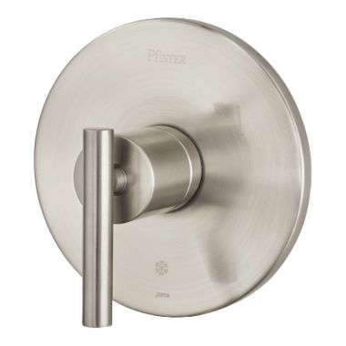 Click here to see Pfister R89-1NCK Pfister Contempra Brushed Nickel Valve Only Trim, ADA - R89-1NCK