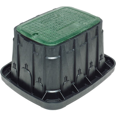 Click here to see Rainbird VBSTDH Rain Bird Standard Valve Box with Green Locking Lid - VB-STD-H (A11408)