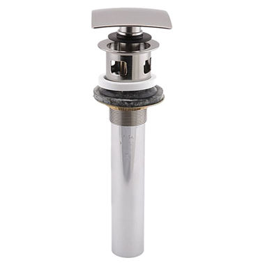 Click here to see Delta 72175-SS Delta 72175-SS Brilliance Stainless Push Pop-Up Lavatory Drain