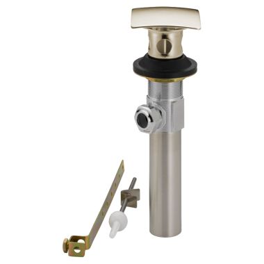 Click here to see Delta 72177-PN Delta 72177-PN Brilliance Polished Nickel Square Pop-Up Lavatory Drain