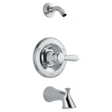 Click here to see Delta T14438-LHD Delta Lahara Monitor 14 Series Pressure-Balanced Single-Handle Tub/Shower Faucet, Lever Handle, Less Showerhead, ADA, Chrome - T14438-LHD