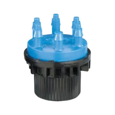 Click here to see Rainbird XBT056 Rain Bird 6-Outlet Shrub-Bug Drip Emitter, 0.5 GPH, Blue - XBT056 (X67050)