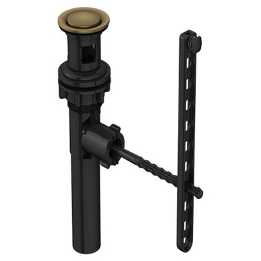 Click here to see Danze DA556801BR Danze DA556801BR Tumbled Bronze Plastic Pop-Up Drain Assembly