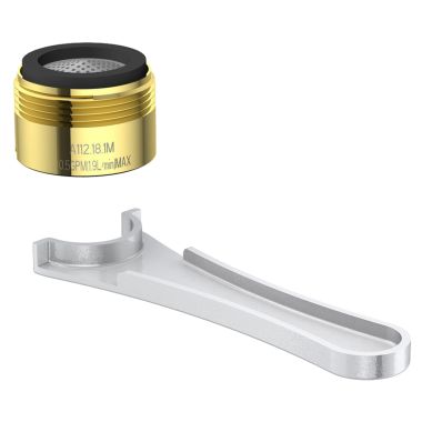 Click here to see Danze DA613075NBNV Danze DA613075NBNV Part Aerator Kit 0.5 Gpm, Spray - Junior Male