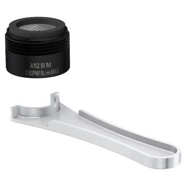 Click here to see Danze DA613075NBS Danze DA613075NBS Satin Black 0.5Gpm Spray Jr. Aerator Kit