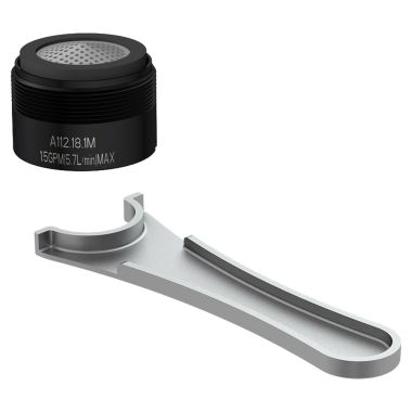 Click here to see Danze DA613073NBS Danze DA613073NBS Satin Black 1.5 GPM Laminar JR. Aerator Kits