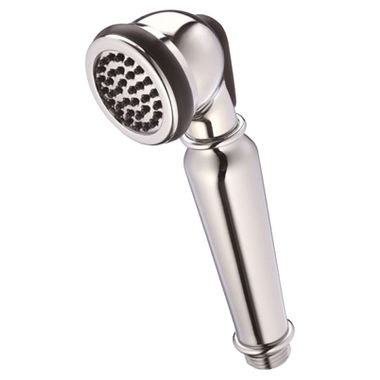 Click here to see Danze D492100PNV Danze Traditional Roman Tub Hand Shower with Soft Touch Control for Antioch, Draper, and Opulence Collection, 2.5 GPM, Polished Nickel - D492100PNV