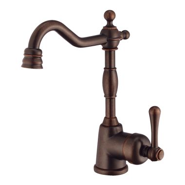 Click here to see Danze D151557BR Danze Opulence Single Handle Swivel Bar/Prep Faucet, Tumbled Bronze - D151557BR