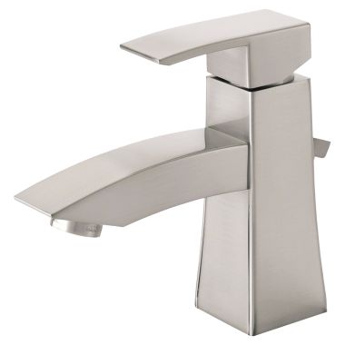 Click here to see Danze D225536BN Danze Logan Square Single-Hole Bathroom Faucet with 50/50 Pop-Up Drain, Single-Handle, 1.5 GPM, Lever Handle, ADA, WaterSense, Brushed Nickel - D225536BN