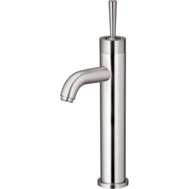 Click here to see Danze D235058BN Danze Parma Single-Hole Vessel Bathroom Faucet with Grid Strainer Drain, Single-Handle, 1.5 GPM, Joystick Lever Handle, WaterSense, Brushed Nickel - D235058BN