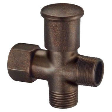 Click here to see Gerber D481350BR Danze D481350BR Tumbled Bronze Push-Pull Shower Arm Diverter
