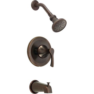 Click here to see Danze D500022BRT Danze D500022BRT Antioch Single Handle Tub & Shower Faucet Trim Only, 2.5 GPM - Tumbled Bronze