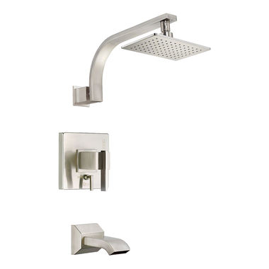 Click here to see Danze D510044BNT Danze D510044BNT Sirius Single Handle Tub & Shower Trim Only, 2.5 GPM - Brushed Nickel