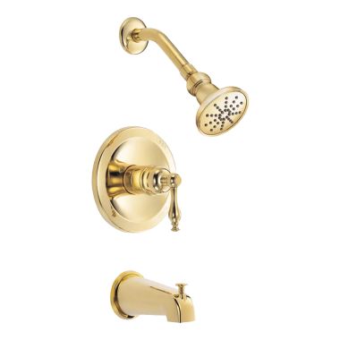 Click here to see Danze D520155PBVT Danze D520155PBVT Polished Brass Sheridan Tub and Shower Trim Kit