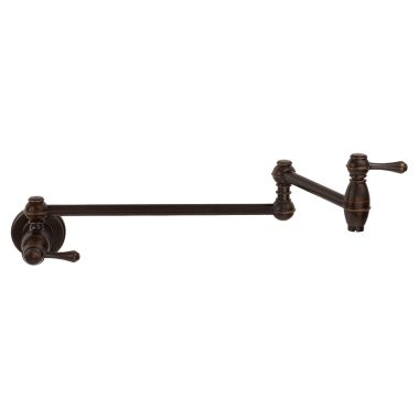 Click here to see Danze D205057BR Danze Opulence Wall-Mount Pot Filler Faucet, Tumbled Bronze - D205057BR