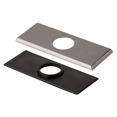 Click here to see Gerber DA607568BN Danze DA607568BN Brushed Nickel 4-inch Centerset Square Cover Plate