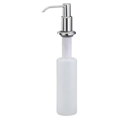 Click here to see Gerber DA502105 Danze Premium Deck-Mount Soap/Lotion Dispenser for Kitchen/Bathroom, Round, Chrome - DA502105