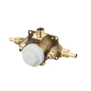 Click here to see Pioneer 4025B-B Pioneer 4025B-B Pressure Balance Tub/Shower Rough-In Valve w/ Stops, 1/2