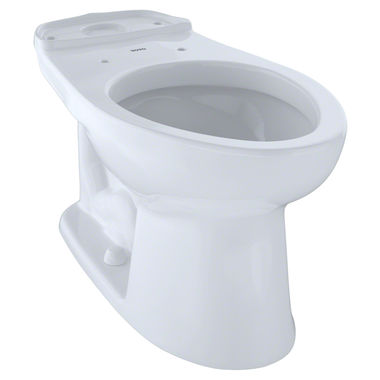 Click here to see Toto C744EL#01 Toto Eco Drake Height Elongated Toilet Bowl, ADA, Cotton White - C744EL#01
