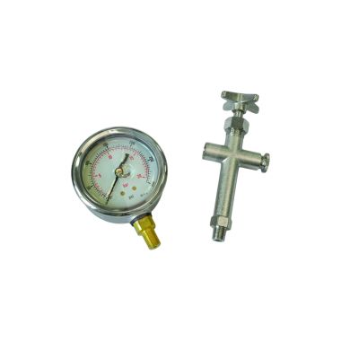 Click here to see Grundfos 00ID8568 Grundfos  00ID8568 Liquid Filled Pressure Gauge, 0-600PSI, Stainless/Copper
