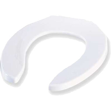 Click here to see Bemis 1955SSCT-000 Bemis 1955SSCT-000 White Open Front Elongated Plastic Toilet Seat