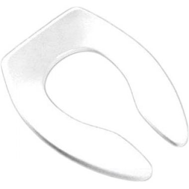 Click here to see Bemis 1655SSCT-000 Bemis 1655SSCT-000 White Open Front Elongated Plastic Toilet Seat