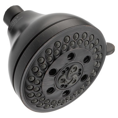 Click here to see Delta 52637-RB15-PK Delta 4-3/16in H2OKinetic Five-Setting Shower Head, 1.5 GPM, Touch-Clean Nozzles, WaterSense, Venetian Bronze - 52637-RB15-PK