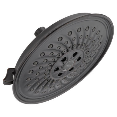 Click here to see Delta 52687-RB Delta H2OKinetic 3-Setting Raincan Shower Head, 1.75 GPM, Venetian Bronze - 52687-RB