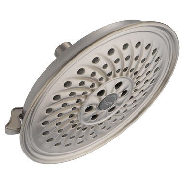 Click here to see Delta 52687-SS Delta H2OKinetic 3-Setting Raincan Shower Head, 1.75 GPM, Stainless - 52687-SS