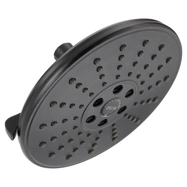 Click here to see Delta 52688-RB Delta H2OKinetic 3-Setting Raincan Shower Head, 1.75 GPM, Venetian Bronze - 52688-RB
