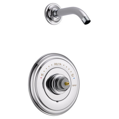 Click here to see Delta T14297-LHP-LHD Delta Cassidy Monitor 14 Series Pressure-Balanced Shower Faucet, Less Handle, Less Showerhead, Chrome - T14297-LHP-LHD