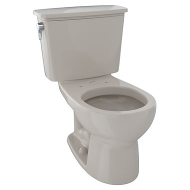 Click here to see Toto CST743EN#03 TOTO Eco Drake Transitional Two-Piece Round 1.28 GPF Toilet, Bone - CST743EN#03