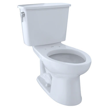 Click here to see Toto CST744EFN.10#01 TOTO Eco Drake Transitional Two-Piece Elongated 1.28 GPF Universal Height Toilet for 10 Inch Rough-In, Cotton White - CST744EFN.10#01