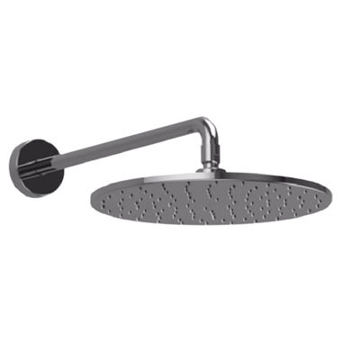 Click here to see Toto TS111BL12#BN TOTO Modern Series 12in Round Rain Shower Head with Rubber Nozzles, AeroJet Technology, 2.0 GPM, Brushed Nickel - TS111BL12#BN