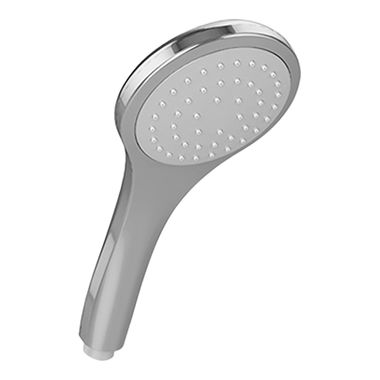 Click here to see Toto TS112FL51#CP TOTO Classic Series 5in Round Single-Spray Hand Shower with Rubber Nozzles, AeroJet Technology, 2.0 GPM, Polished Chrome - TS112FL51#CP