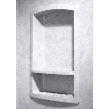 Click here to see Swanstone RS02215.130 Swanstone RS-2215-130 Ice Recessed Shampoo Shelf